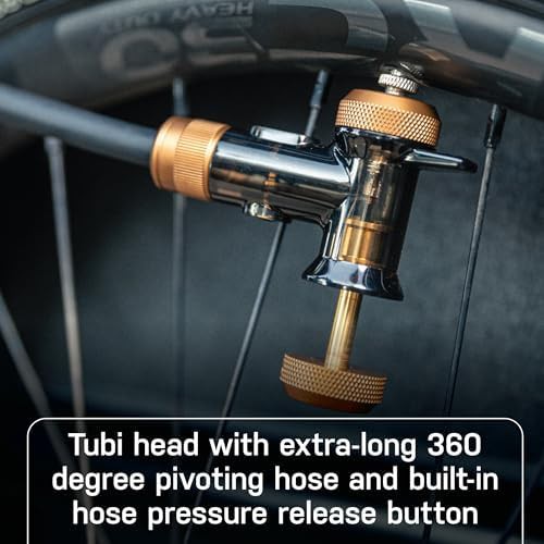 Two stage floor pump for tubeless tires — photo 5