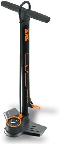 Steel Tube Floor Pump with Soft Touch Handle