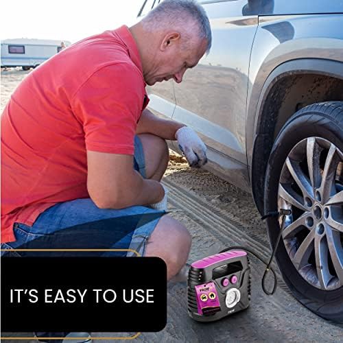 Upscale Electric Tire Inflator with Analog Gauge — photo 4