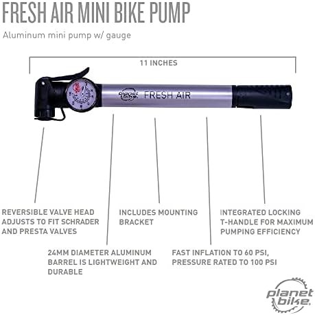 Fresh Air mini pump with gauge — photo 5
