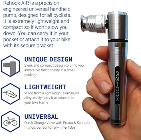 Mini Universal Tubeless Compatible Hand Pump — photo 3