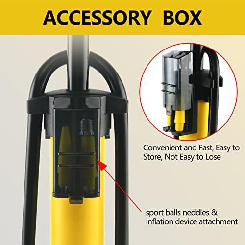 Aluminum High Pressure Floor Bike Pump — photo 5