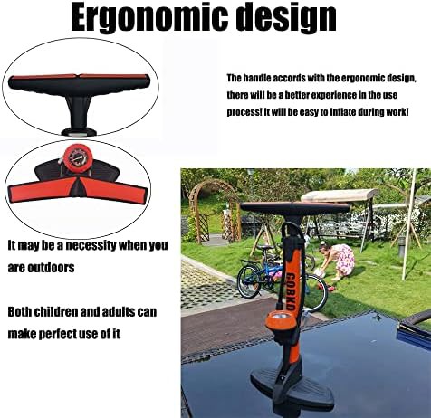 Professional 160 PSI Bicycle Inflator with Gauge — photo 5
