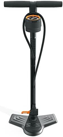 Airmotion 12 0 steel floor pump with gauge — photo 3