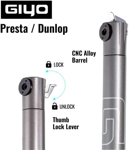 CNC Telescopic Road Bike Mini Pump — photo 4
