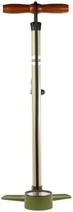 Steel Terra Floor Pump with Wood Handle