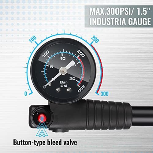 Black Suspension Shock Pump 300 PSI — photo 3