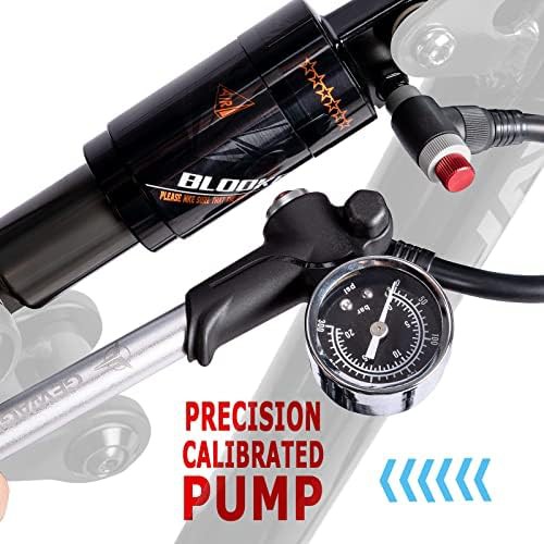 Silver 300 PSI Suspension Shock Pump — photo 3