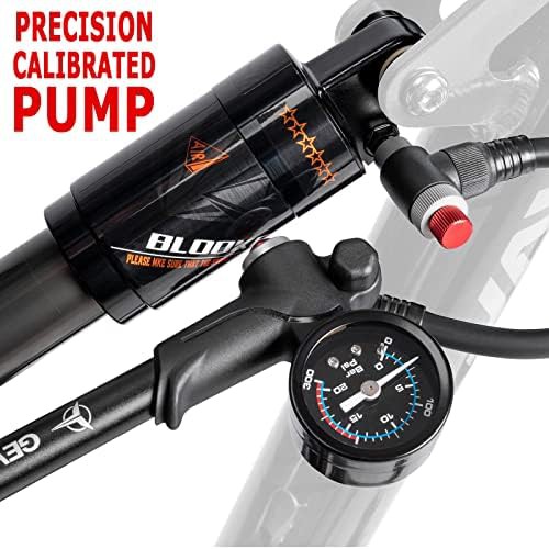 Black 300 PSI Suspension Shock Pump — photo 3