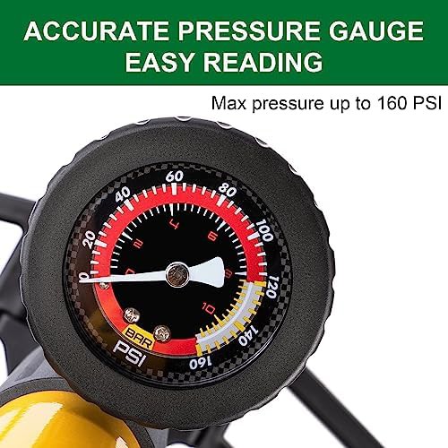 Road bike floor pump with 160 psi capacity — photo 3