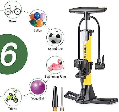 Road bike floor pump with 160 psi capacity — photo 5