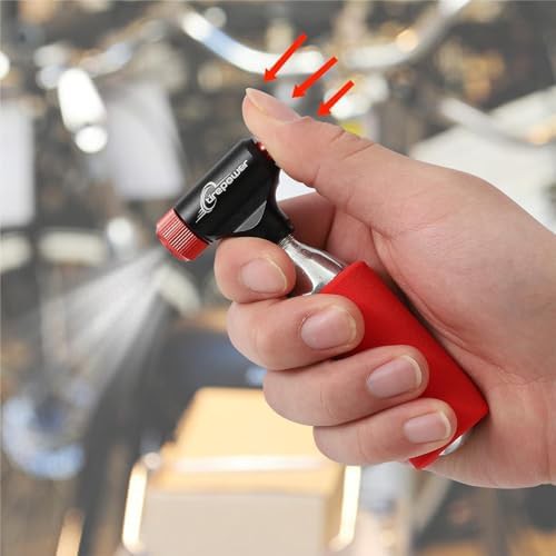 Gunmetal grey and red CO2 inflator — photo 4