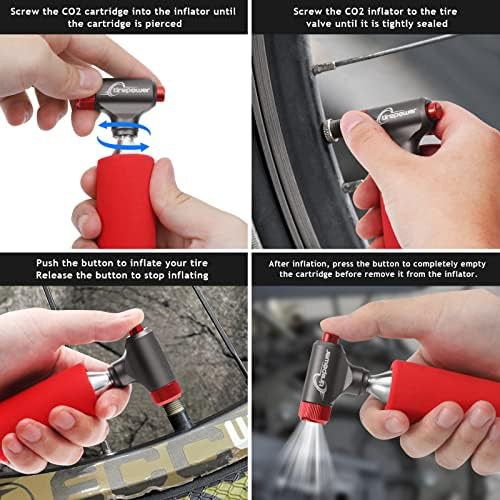 Gunmetal grey and red CO2 inflator — photo 5
