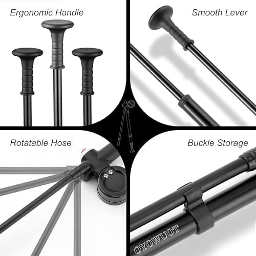 Black Aluminum MTB Shock Pump 300 PSI — photo 4