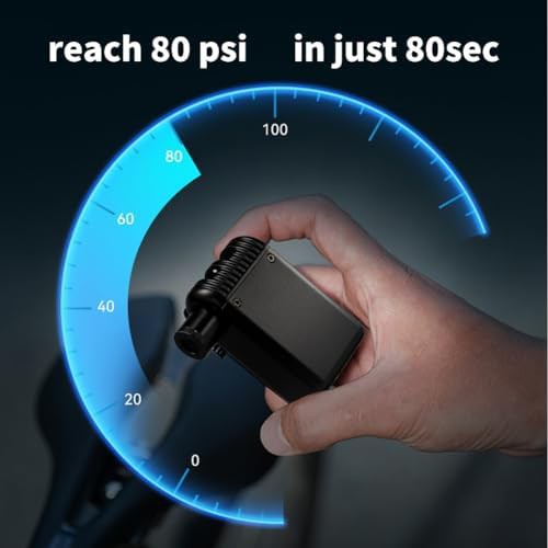 Rechargeable mini pocket electric bicycle pump — photo 4