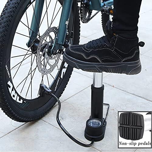Alloy Foot Activated Cycle Pump with Gauge — photo 3
