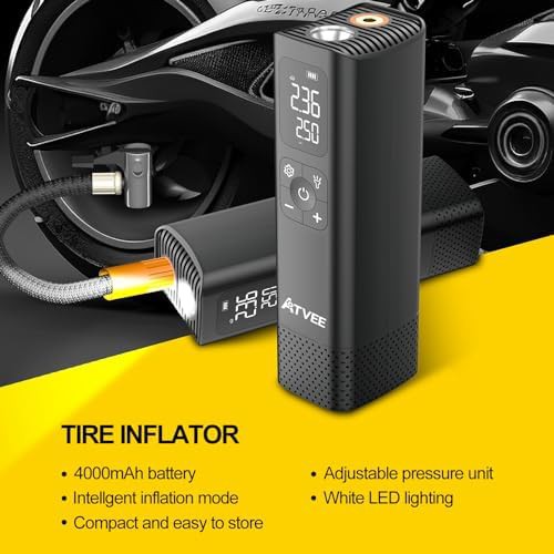 Digital Electric Bike Tire Pump 150 PSI — photo 3