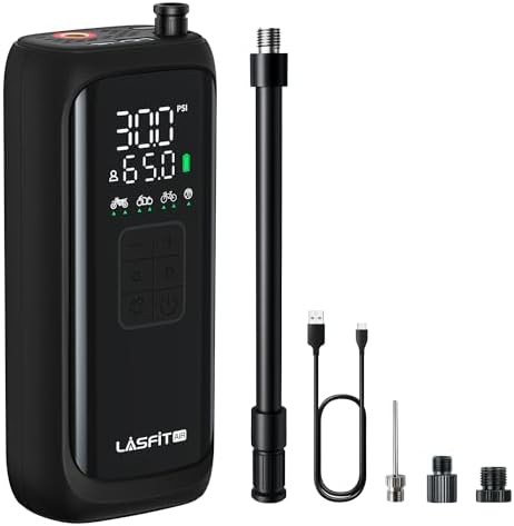 Cordless mountain bike tire inflator