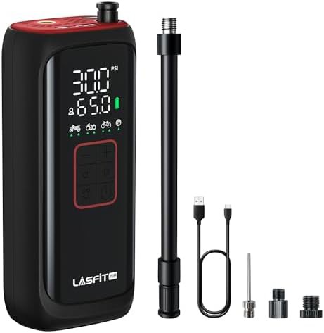 Fast inflation electric road bike pump