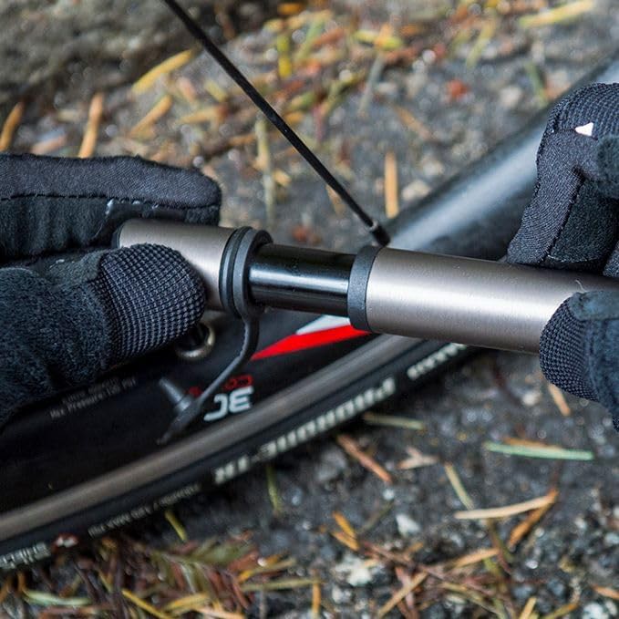 Black airstik sl compact presta pump — photo 5