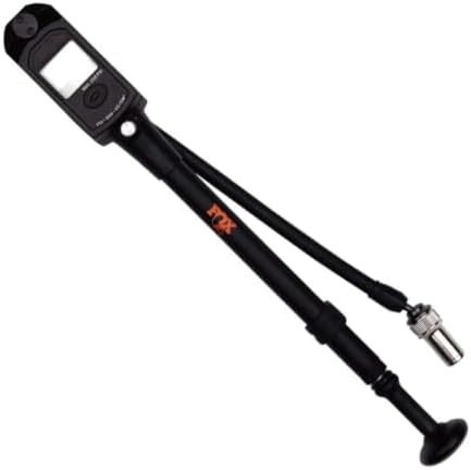 Digital display mountain bike shock pump