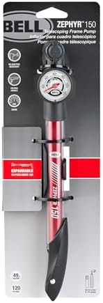 Bell Zephyr 150 frame pump with gauge — photo 3