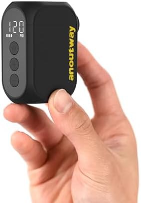 Electric mini pump with integrated gauge