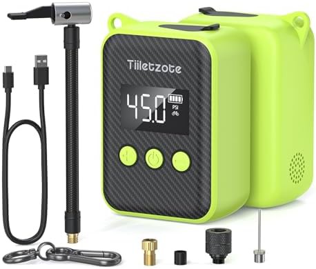 Electric Mini Road Bike Pump with Gauge