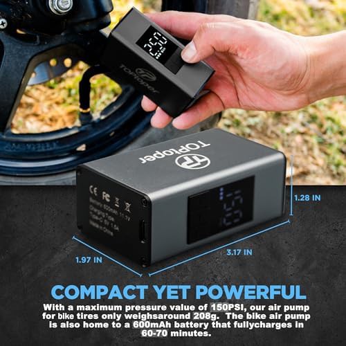 Electric mini pump with 150 PSI gauge — photo 3