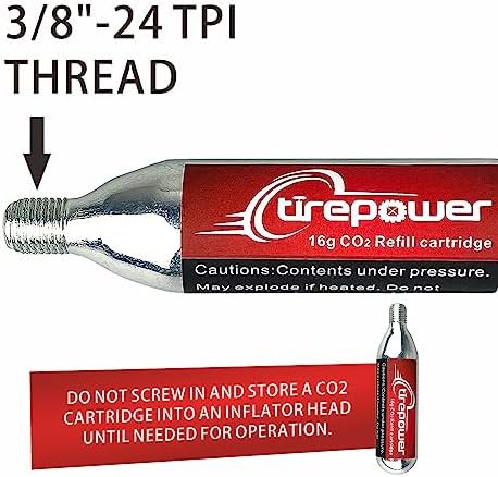 CO2 inflator with twelve threaded cartridges — photo 4
