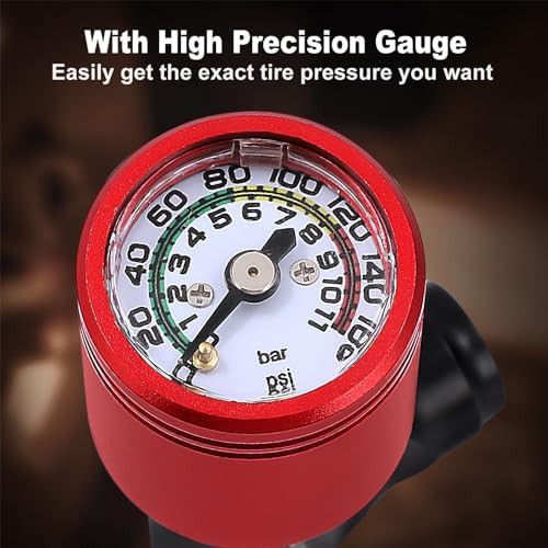 CO2 inflator with integrated pressure gauge — photo 4