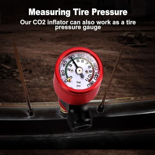 CO2 inflator with integrated pressure gauge — photo 5