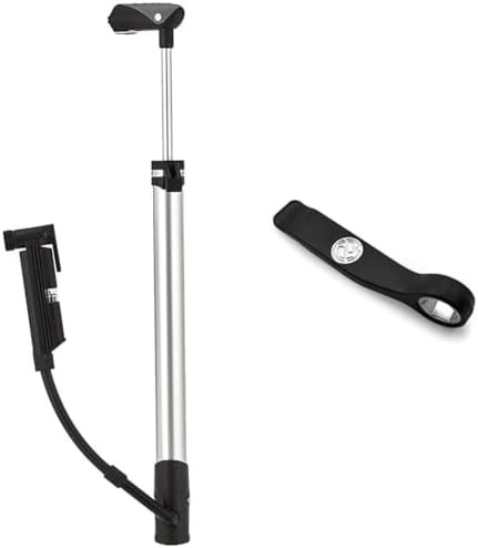 Black road morph pump with tire lever