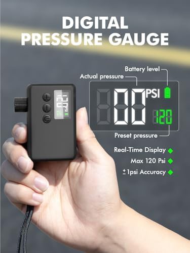 Portable Electric Mini Bike Tire Pump — photo 4