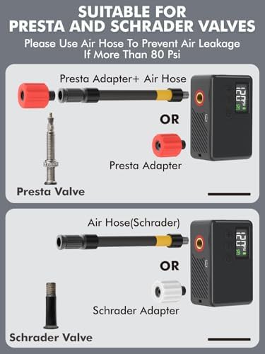 Portable Electric Mini Bike Tire Pump — photo 5