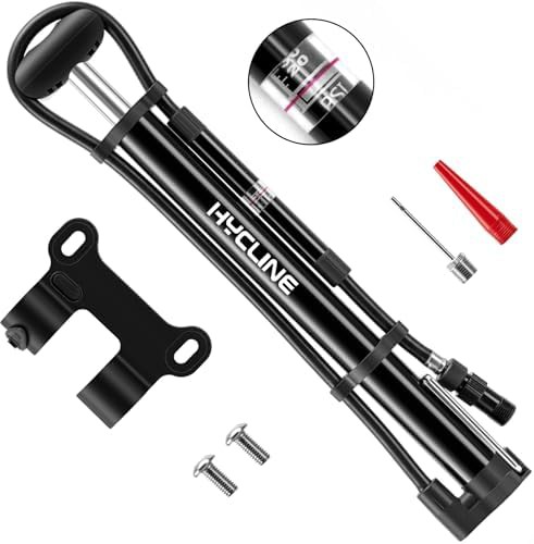 Mini alloy frame pump with 140 psi gauge