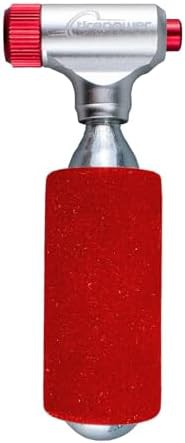 Silver and red alloy CO2 inflator — photo 4
