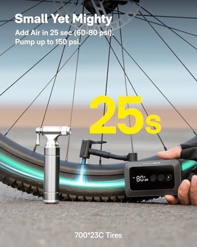 Fast Inflating Electric Mini Bicycle Pump — photo 3