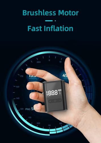 Electric pocket tiny air pump with gauge — photo 4