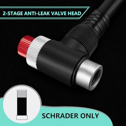 Aluminum suspension air fork shock pump — photo 4