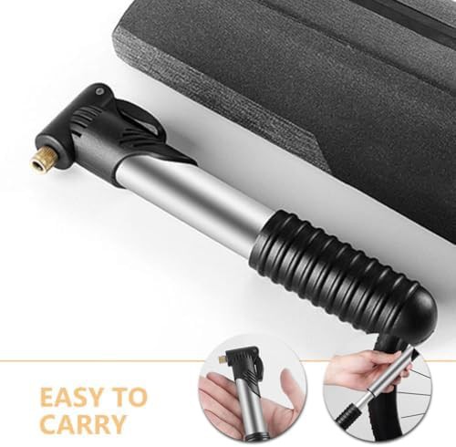Aluminum portable mini bike pump two pack — photo 3
