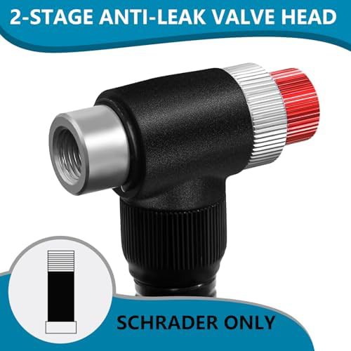 High pressure aluminum road bike shock pump — photo 4