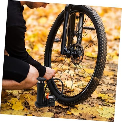 Mini portable foot pump with barometer — photo 3