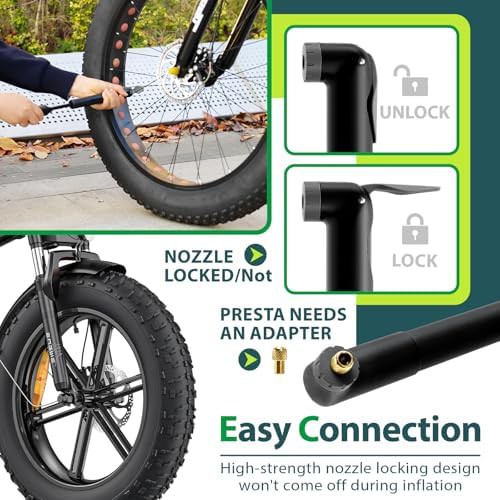 Mini Portable Frame Mount Bicycle Pump — photo 5