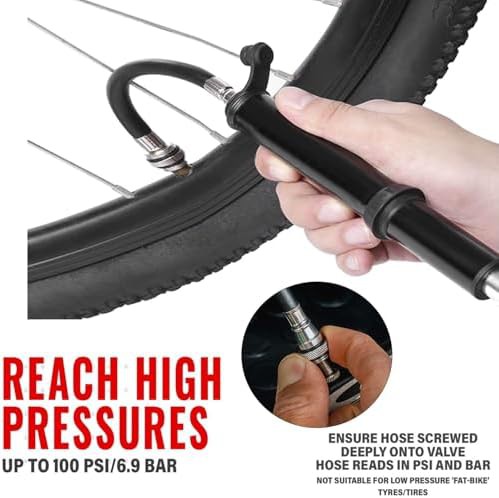 Alloy Mini Bike Pump with Frame Mount — photo 5