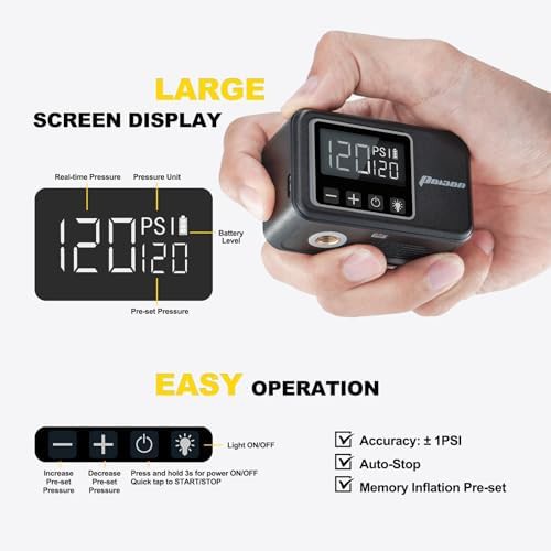 Electric Mini Pump with Integrated Gauge — photo 4