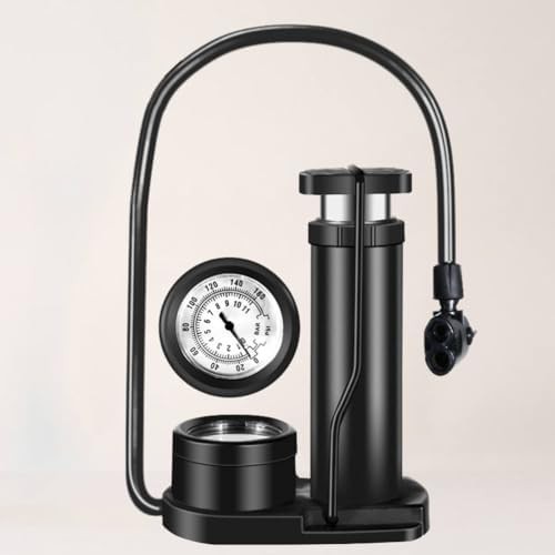 Alloy Foot Activated Floor Inflator with Barometer — photo 5
