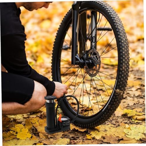 Dual Head Floor Pump with Gauge — photo 4