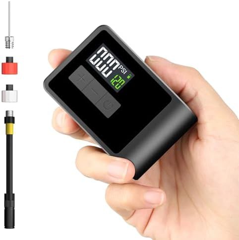Portable Electric Mini Pump with Digital Gauge