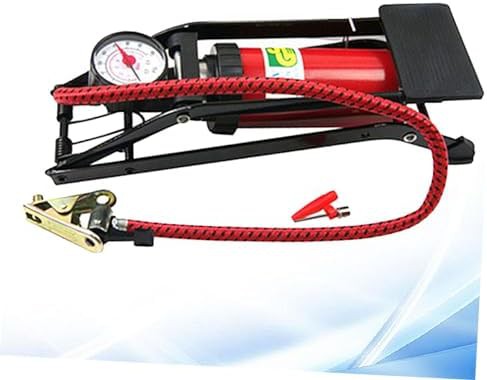High Pressure Foot Pump with Gauge — photo 4